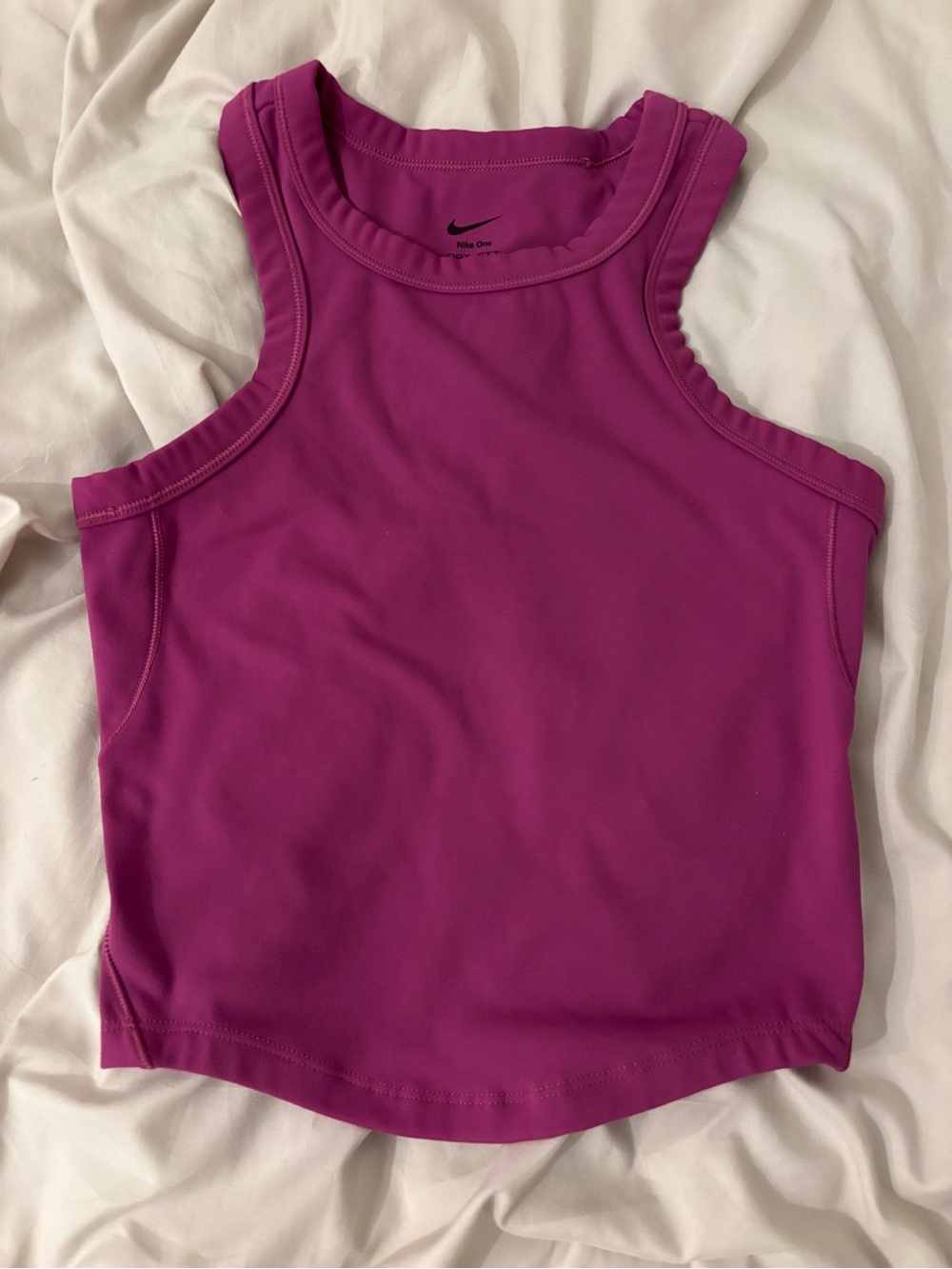Nike Girls Hot Pink Athletic Tank Top